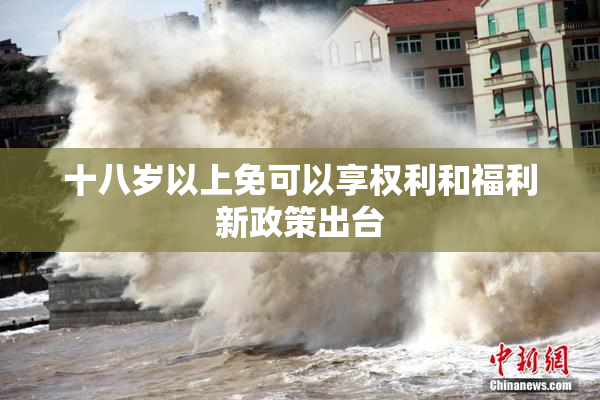 十八岁以上免可以享权利和福利新政策出台