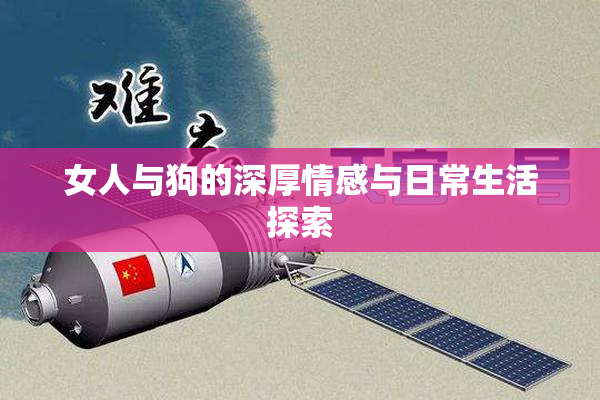 女人与狗的深厚情感与日常生活探索