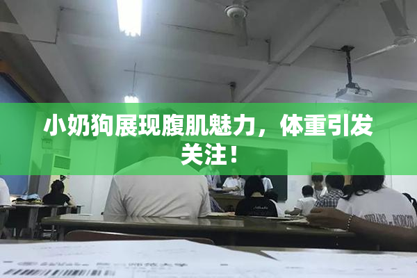 小奶狗展现腹肌魅力，体重引发关注！