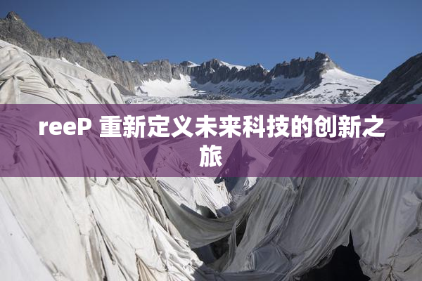 reeP 重新定义未来科技的创新之旅