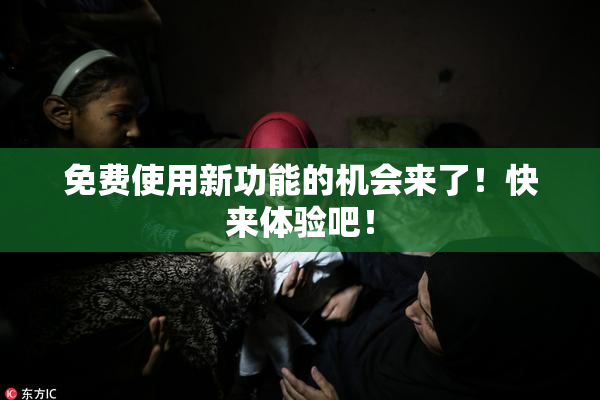 免费使用新功能的机会来了！快来体验吧！