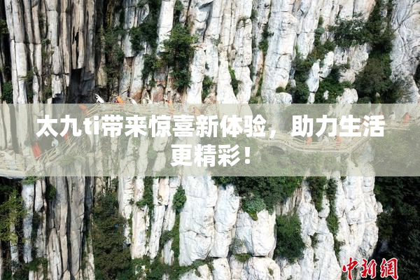 太九ti带来惊喜新体验，助力生活更精彩！
