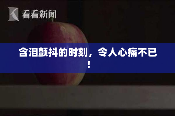 含泪颤抖的时刻，令人心痛不已！