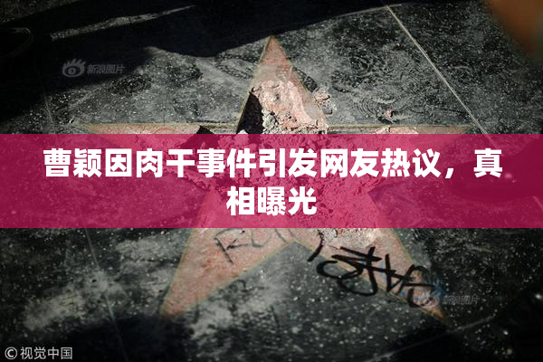 曹颖因肉干事件引发网友热议，真相曝光