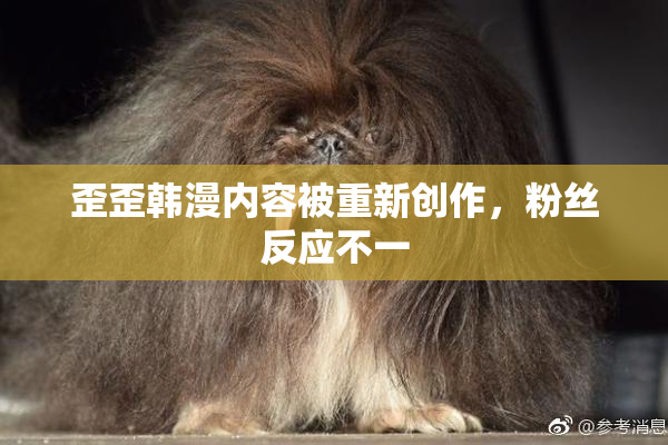歪歪韩漫内容被重新创作，粉丝反应不一