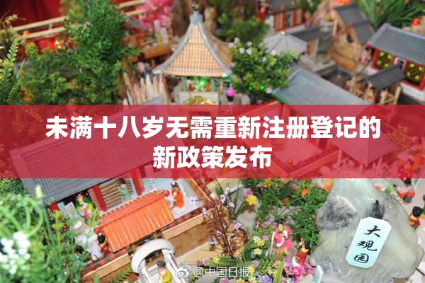 未满十八岁无需重新注册登记的新政策发布