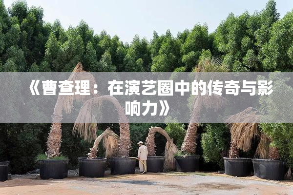 《曹查理：在演艺圈中的传奇与影响力》