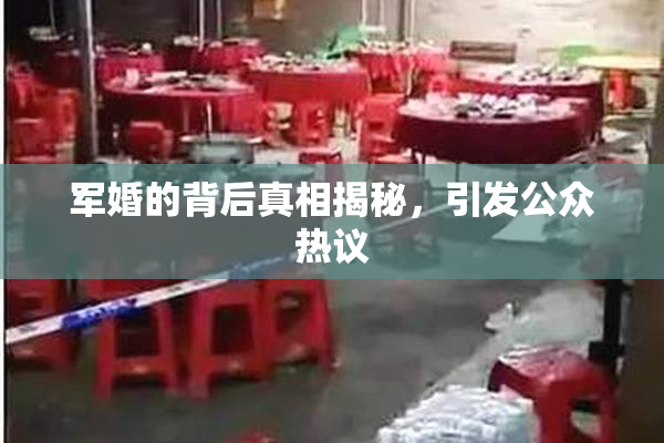 军婚的背后真相揭秘，引发公众热议