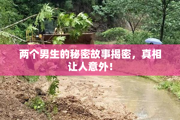 两个男生的秘密故事揭密，真相让人意外！