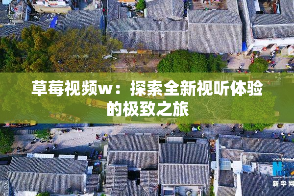 草莓视频w：探索全新视听体验的极致之旅