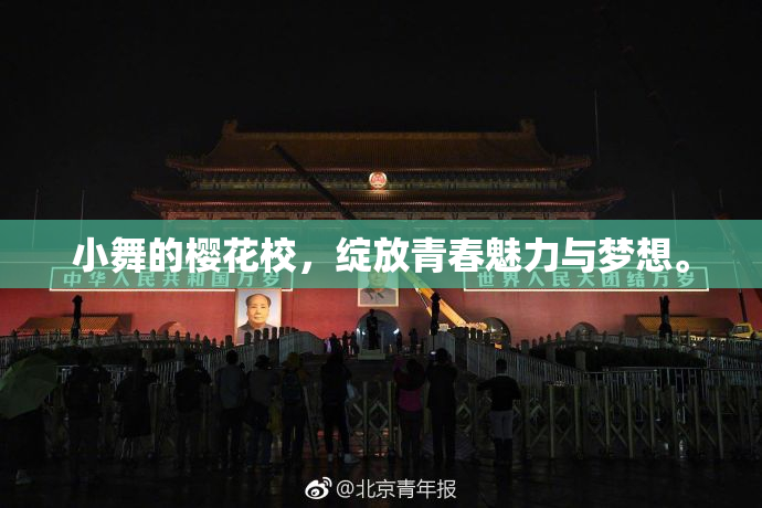 小舞的樱花校，绽放青春魅力与梦想。