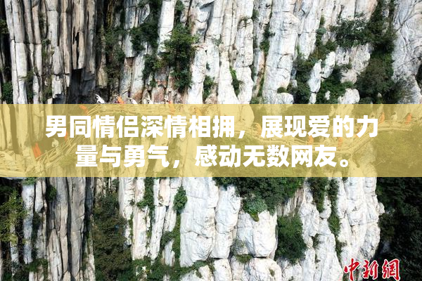 男同情侣深情相拥，展现爱的力量与勇气，感动无数网友。
