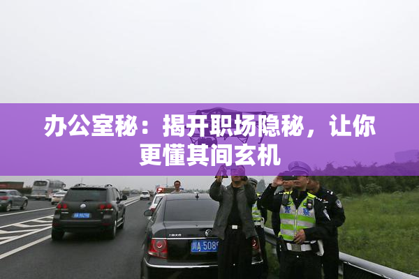办公室秘：揭开职场隐秘，让你更懂其间玄机