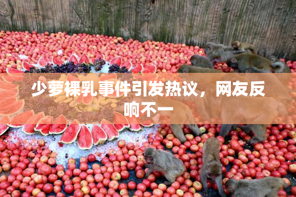 少萝裸乳事件引发热议，网友反响不一