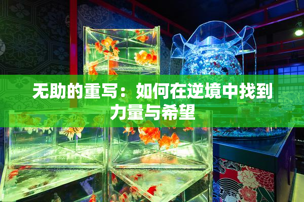 无助的重写：如何在逆境中找到力量与希望