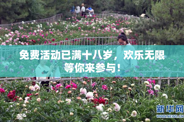 免费活动已满十八岁，欢乐无限等你来参与！
