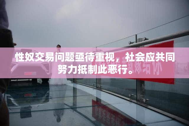 性奴交易问题亟待重视，社会应共同努力抵制此恶行。