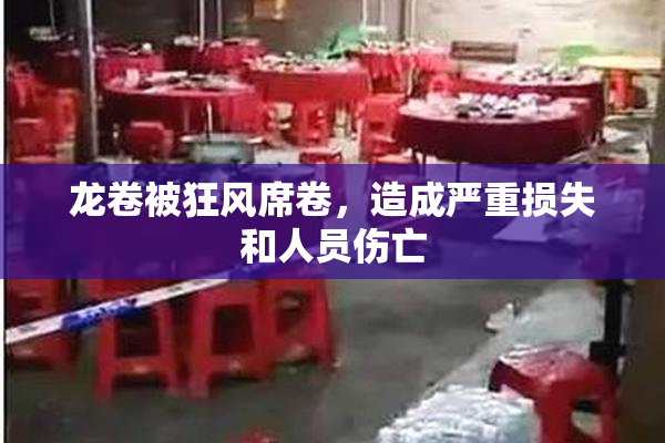 龙卷被狂风席卷，造成严重损失和人员伤亡