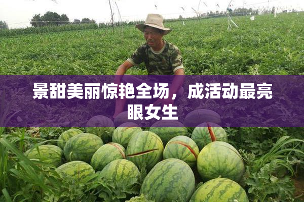 景甜美丽惊艳全场，成活动最亮眼女生