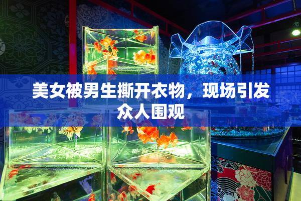 美女被男生撕开衣物，现场引发众人围观