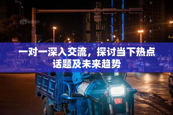 一对一深入交流，探讨当下热点话题及未来趋势