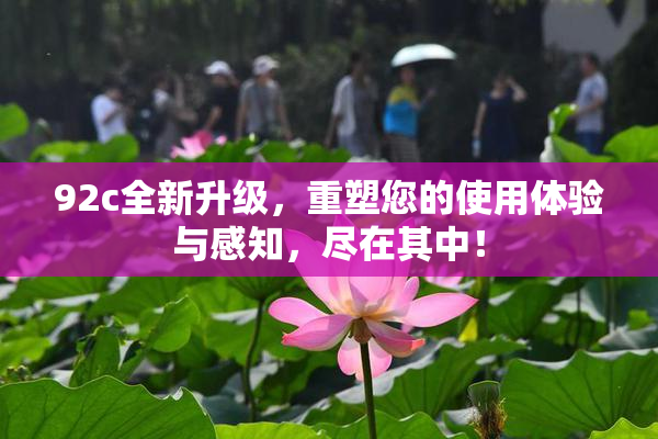 92c全新升级，重塑您的使用体验与感知，尽在其中！