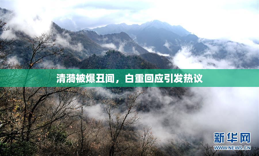 清漪被爆丑闻，白重回应引发热议