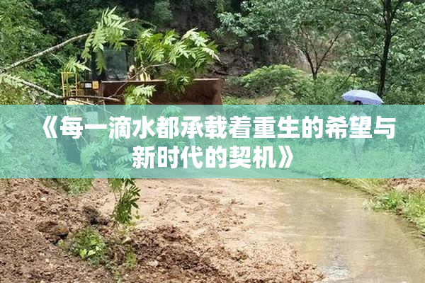 《每一滴水都承载着重生的希望与新时代的契机》