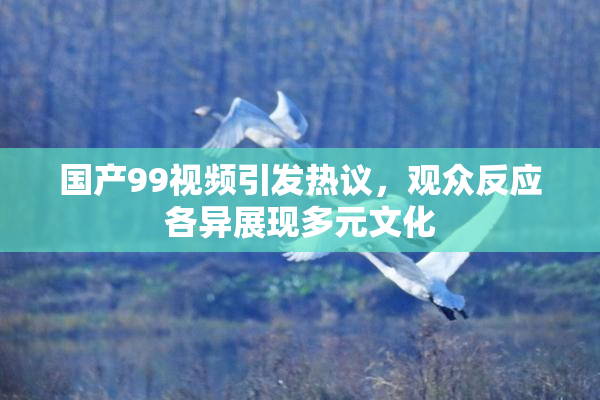 国产99视频引发热议，观众反应各异展现多元文化