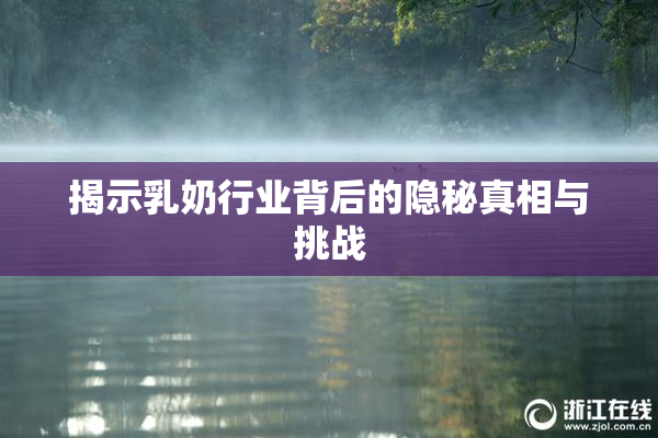 揭示乳奶行业背后的隐秘真相与挑战