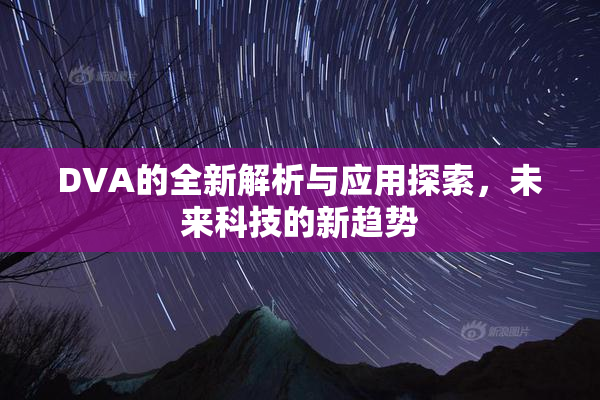 DVA的全新解析与应用探索，未来科技的新趋势
