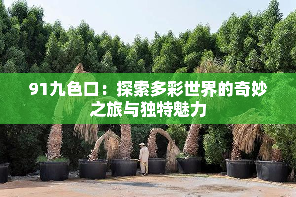 91九色口：探索多彩世界的奇妙之旅与独特魅力
