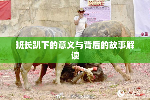班长趴下的意义与背后的故事解读