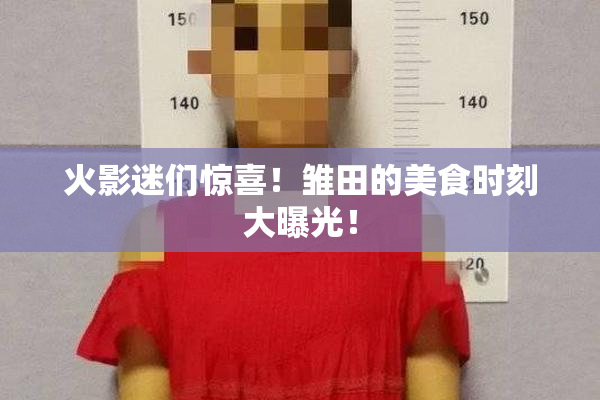 火影迷们惊喜！雏田的美食时刻大曝光！