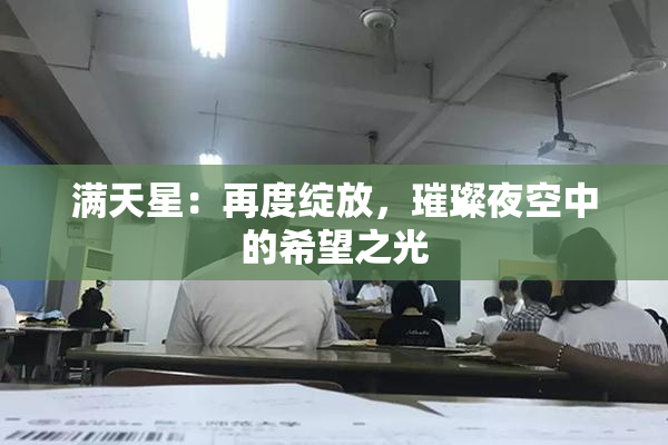 满天星：再度绽放，璀璨夜空中的希望之光