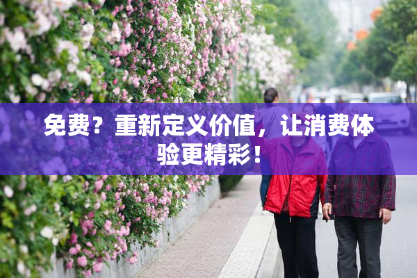 免费？重新定义价值，让消费体验更精彩！