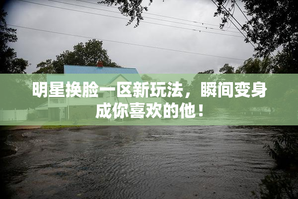 明星换脸一区新玩法，瞬间变身成你喜欢的他！