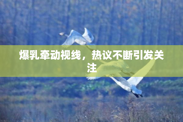 爆乳牵动视线，热议不断引发关注