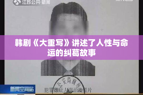 韩剧《大重写》讲述了人性与命运的纠葛故事