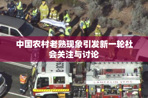 中国农村老熟现象引发新一轮社会关注与讨论
