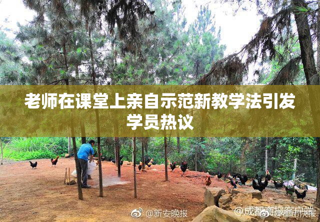 老师在课堂上亲自示范新教学法引发学员热议