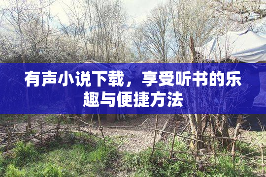 有声小说下载，享受听书的乐趣与便捷方法