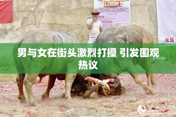 男与女在街头激烈打搡 引发围观热议
