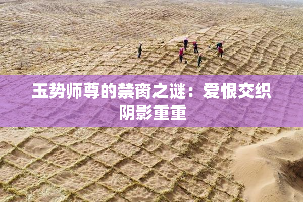 玉势师尊的禁脔之谜：爱恨交织阴影重重