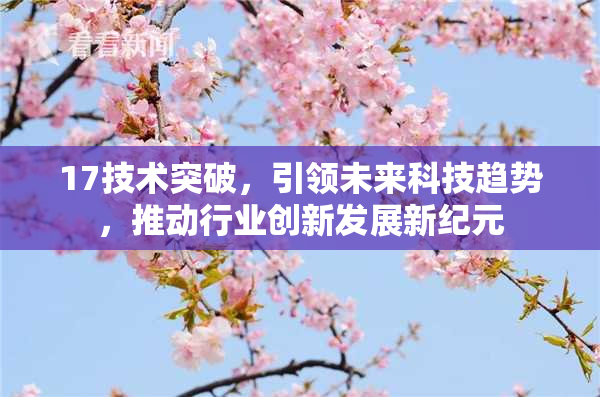 17技术突破，引领未来科技趋势，推动行业创新发展新纪元