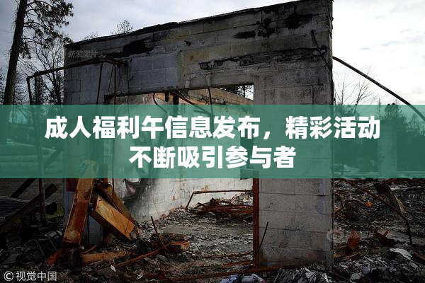 成人福利午信息发布，精彩活动不断吸引参与者
