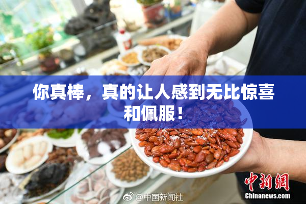 你真棒，真的让人感到无比惊喜和佩服！