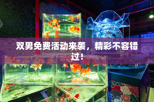 双男免费活动来袭，精彩不容错过！