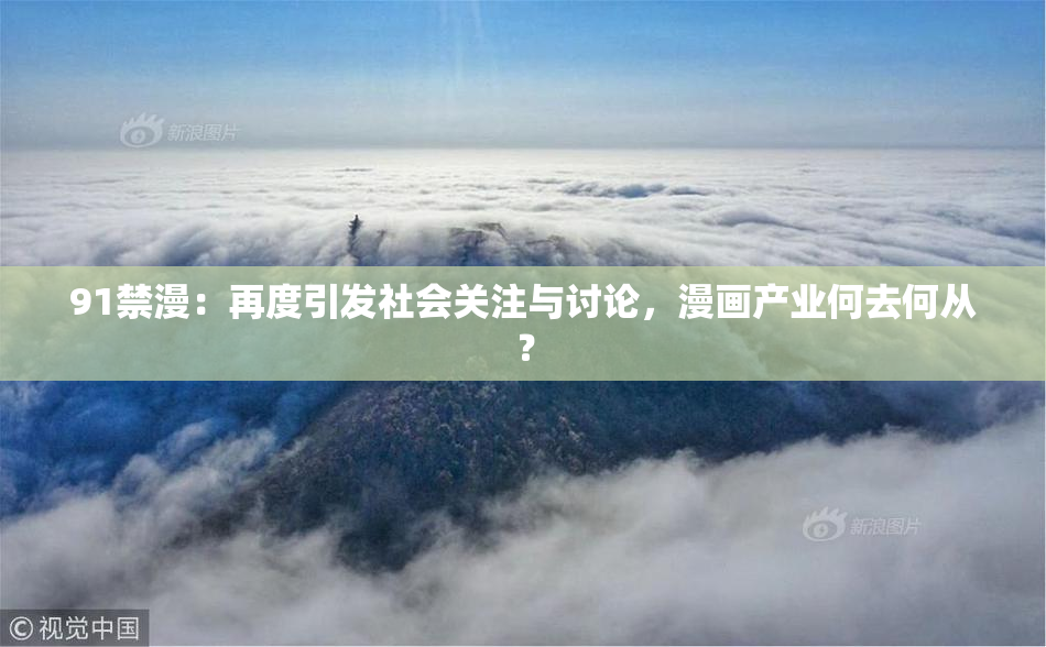91禁漫：再度引发社会关注与讨论，漫画产业何去何从？