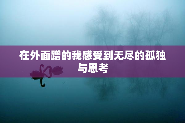 在外面蹭的我感受到无尽的孤独与思考